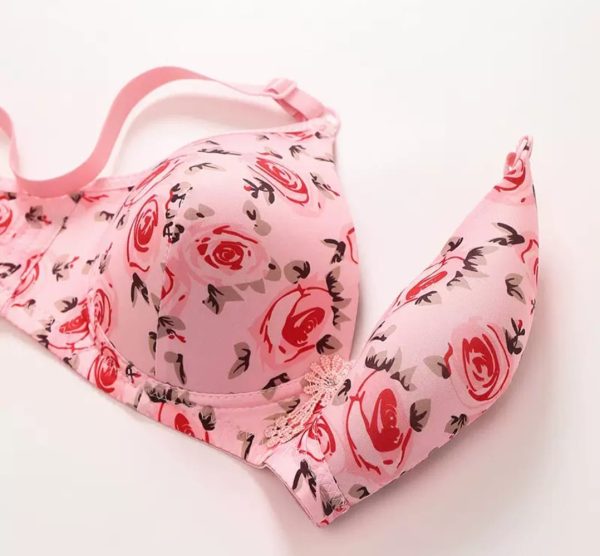 Printed Soft Cotton Padded Bra - Smart Essential