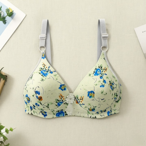 Printed Soft Cotton Padded Bra - Smart Essential