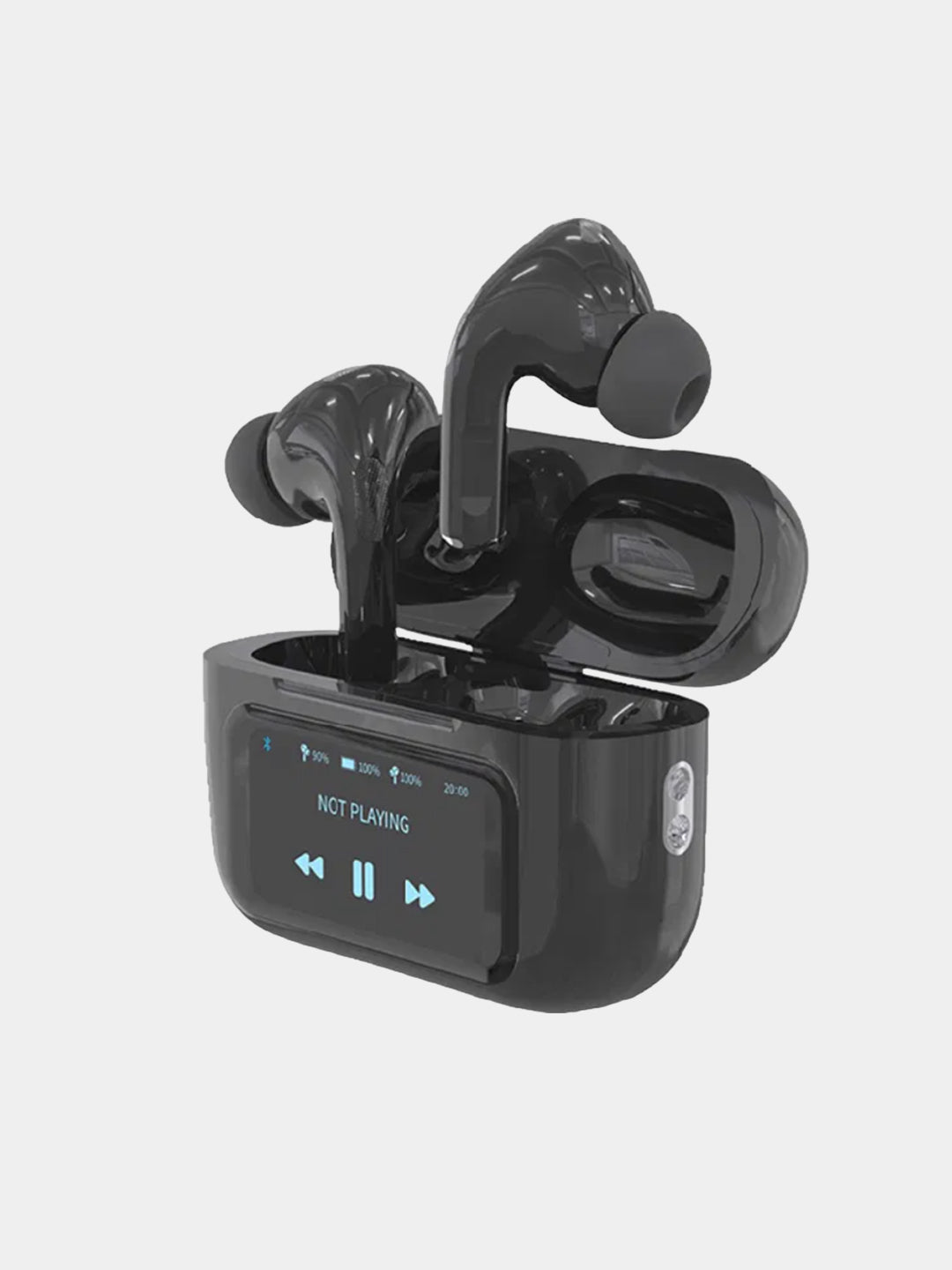A9 Pro Airpods Anc/enc Touch Screen Wireless Earbuds | A9 Airpods Pro | Best Quality Airpods - Black - Smart Essential