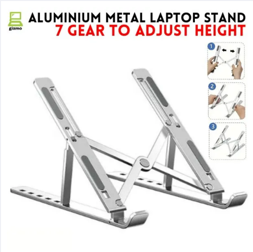 Adjustable Laptop Stand Folding Portable Bracket for Desk & Office - Smart Essential