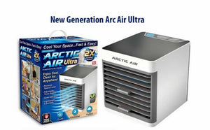 Arctic Air Pure Chill Evaporative Air Cooler By Ontel - Powerful 3-Speed Personal Space Cooler, Quiet, Lightweight And Portable For Bedroom, Office, Living Room & More - Smart Essential