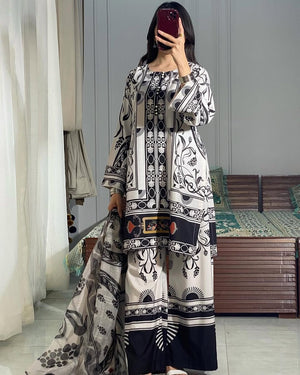 Lawn Printed Dress for Women's - Smart Essential