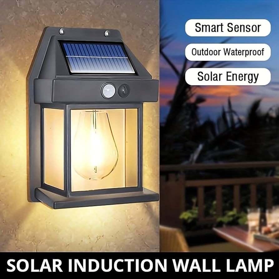Solar Wall Lamp – Energy-Saving Outdoor Light with Waterproof Design for Home and Garden - Smart Essential