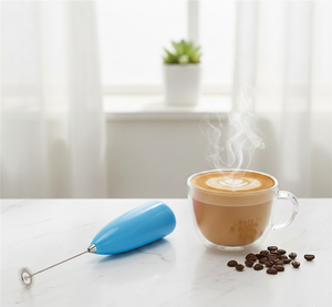 Coffee Beater & Milk Frother – Mini Handheld Egg Whisk, Drink Mixer & Foamer for Kitchen Use | Practical Cooking Tool (Random Color) - Smart Essential