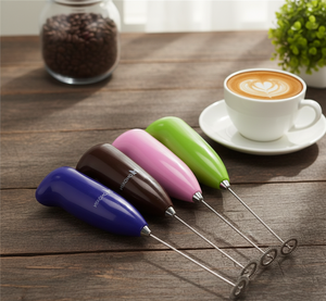 Coffee Beater & Milk Frother – Mini Handheld Egg Whisk, Drink Mixer & Foamer for Kitchen Use | Practical Cooking Tool (Random Color) - Smart Essential