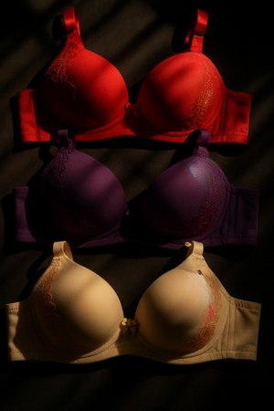 Silk Embroidered Padded Bra - Smart Essential