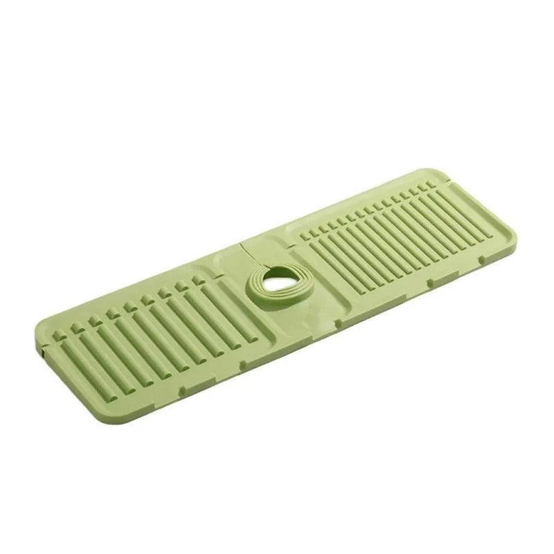 Sink Faucet Mat | Faucet Absorbent Mat Silicon Kitchen Sink Splash Guard Drain Pad | Soap Holder - Smart Essential