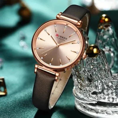 CURREN 9081 Women's Leather Straps Watc - Smart Essential