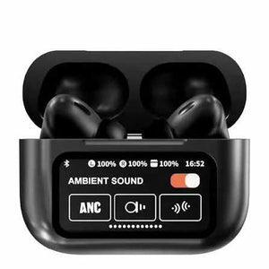 A9 Pro Wireless Earbuds Black Bluetooth 5.3 HD Stereo Sound TWS - Smart Essential