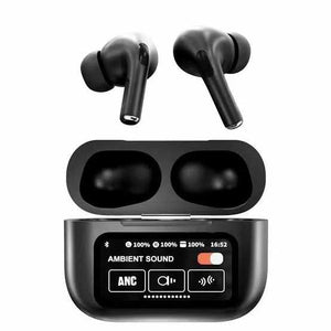 A9 Pro Wireless Earbuds Black Bluetooth 5.3 HD Stereo Sound TWS - Smart Essential