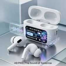 A9 Pro Wireless Earbuds White Bluetooth 5.3 HD Stereo Sound TWS - Smart Essential