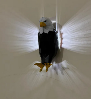 Premium Eagle Wall Light – 3D LED Magnetic Wall Lamp, Luxury Ambient Lighting, Modern Home Decor for Bedroom & Living Room - Smart Essential