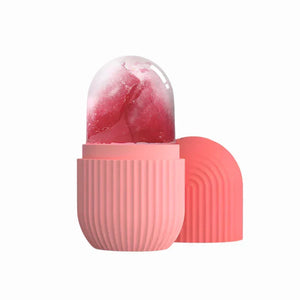 Kiwi Ice Roller Facial Massage | Silicone Cleansing Ice Lattice | Ice Cube Roller With Scrub – Random Color - Smart Essential