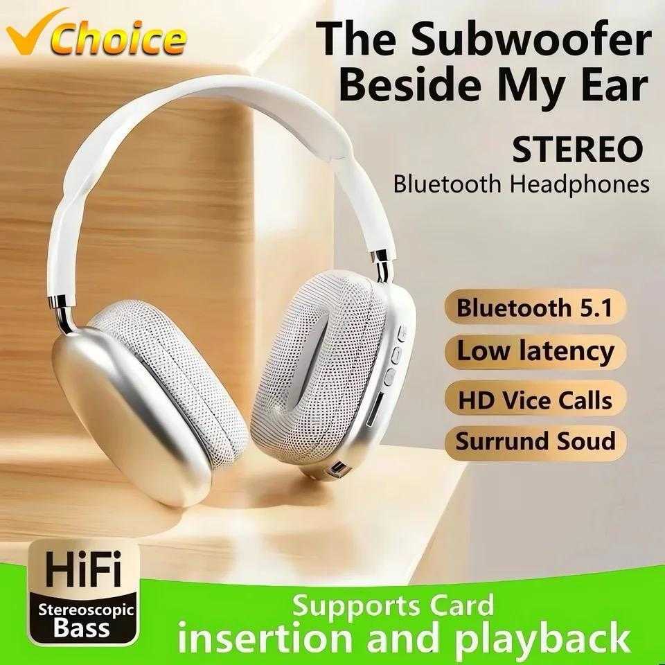 P9 Wireless Bluetooth Headphones | Deep Bass Sound | Comfortable Fit & Long Battery - Smart Essential