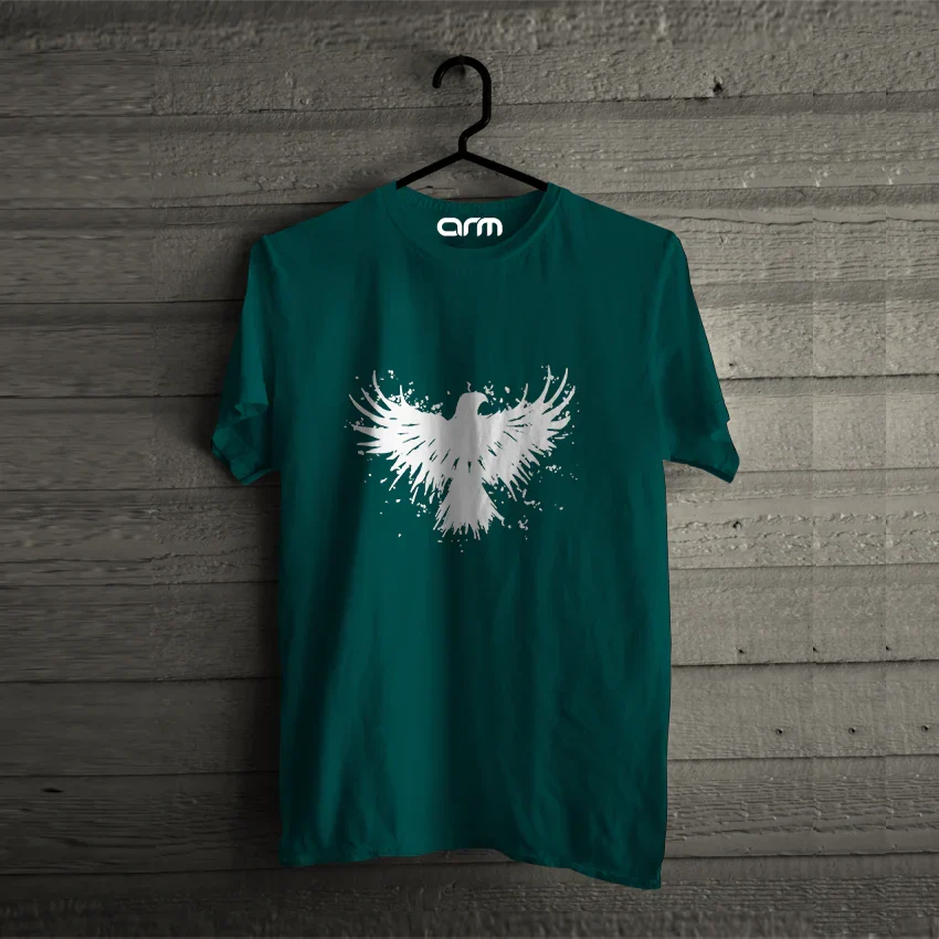 Eagle T-Shirt (Eagle-01HS) - Teal Green / Small - Smart Essential