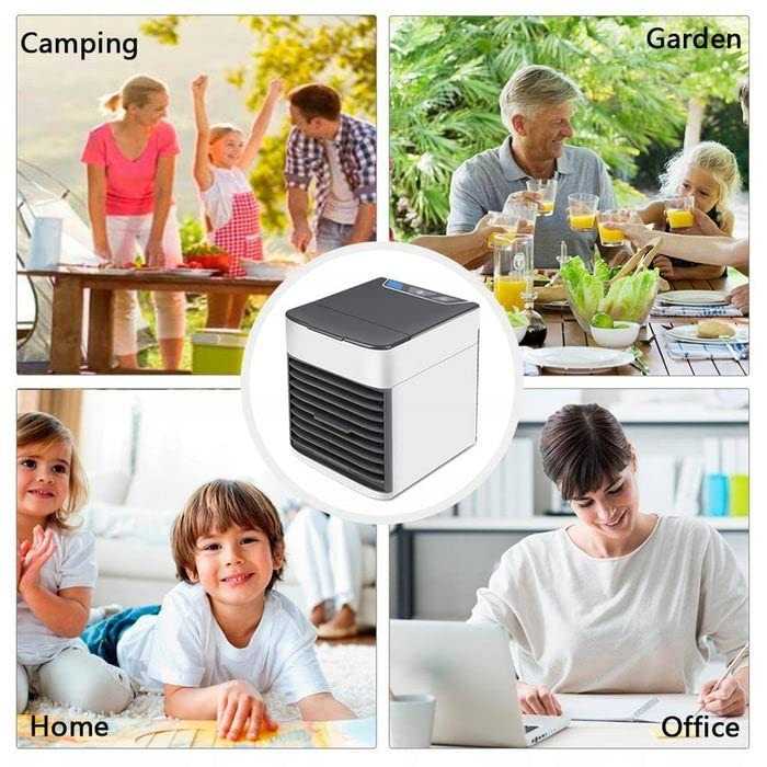 Arctic Air Pure Chill Evaporative Air Cooler By Ontel - Powerful 3-Speed Personal Space Cooler, Quiet, Lightweight And Portable For Bedroom, Office, Living Room & More - Smart Essential