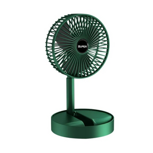 Folding Telescopic Floor Fan Summer Silent Desktop Direct Electric Fan For Office Bedroom School (random Color ) - Smart Essential
