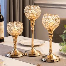 3Pcs Modern Centerpiece Glass Candle Holder - Smart Essential