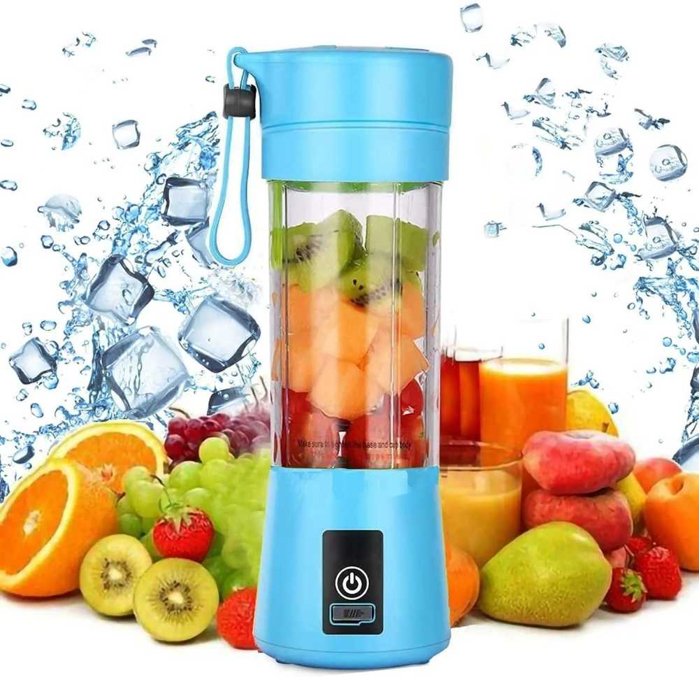 Juicer Blender 6 Blades USB Portable 380ml Mini Fruit Bottle Juicer Small Blender - Smart Essential
