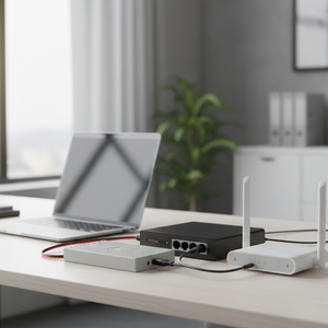 Speed 12V Router Power Bank – Mini UPS Backup Battery for WiFi Router - 20,000 mAh - Smart Essential