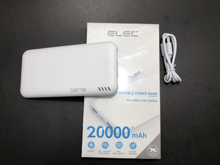Elec 20000mAh Power Bank – PD Fast Charging, High-Capacity Portable Charger - Smart Essential