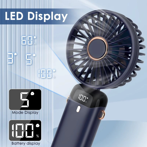 Mini Portable Handheld Fan | Usb Rechargeable Fan - Smart Essential
